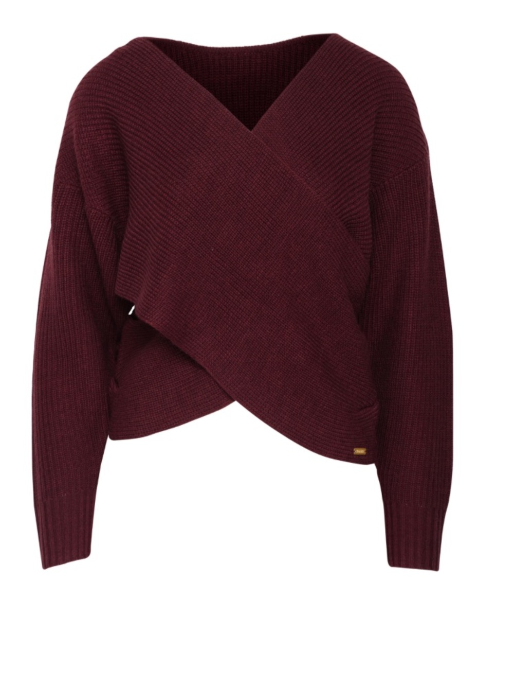 L'AGENCE Women's Antonella Sweater in Wine Plum